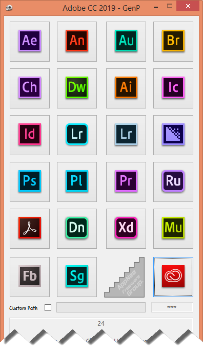 Adobe GenP v4.2.1 主界面